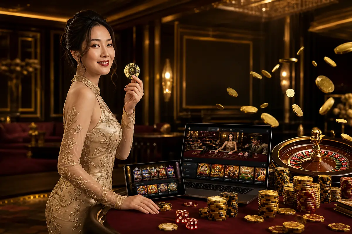 1slot Casino meja live dealer baccarat